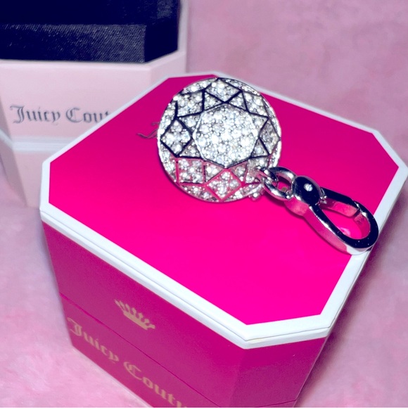 Y2K RARE Juicy Couture large opening diamond 💎 charm 🎀👑 - Picture 2 of 6